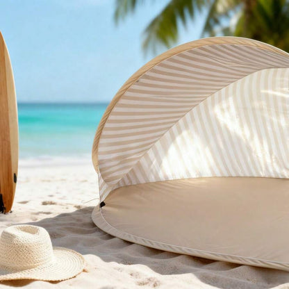 Easy Trip 2-Person Pop-Up Beach Tent — Instant Setup, Portable Sunshade for Outdoor Activities.