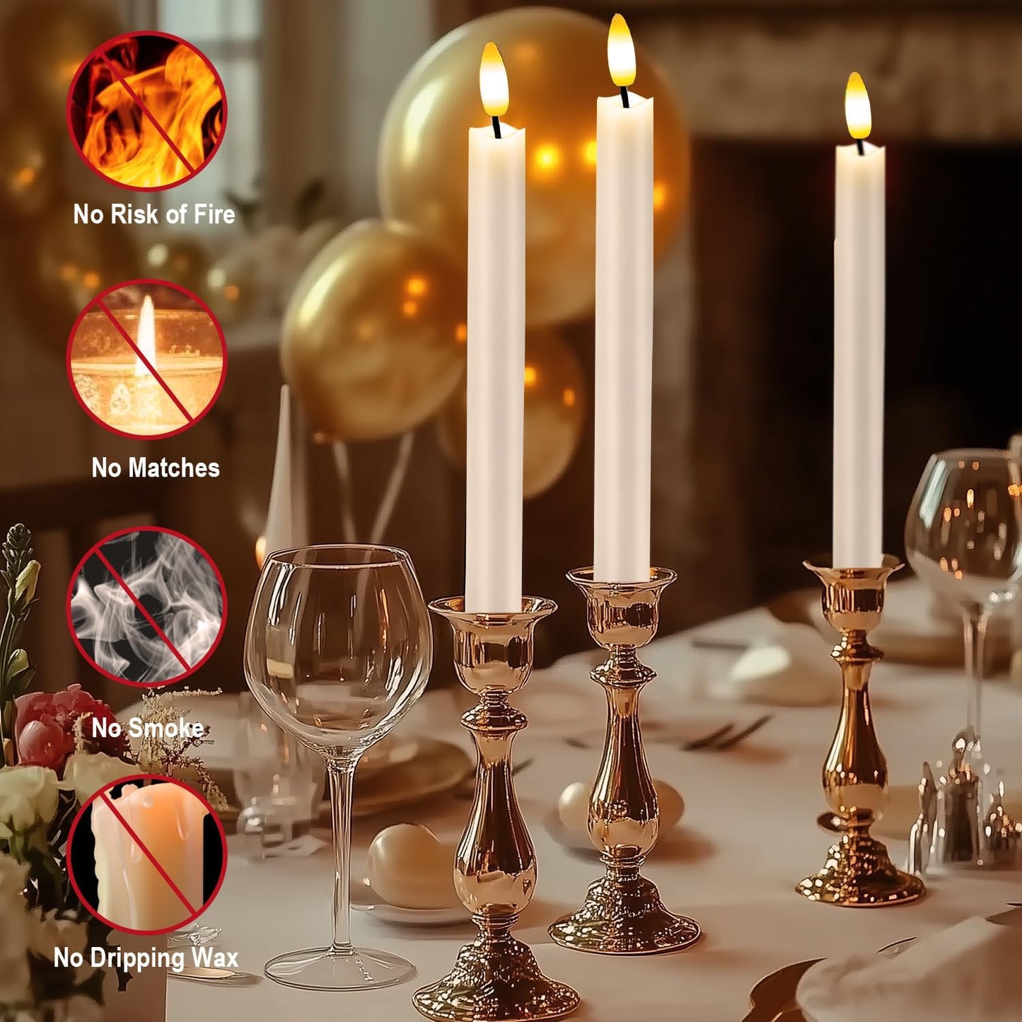 Rechargeable Remote Control LED Candle