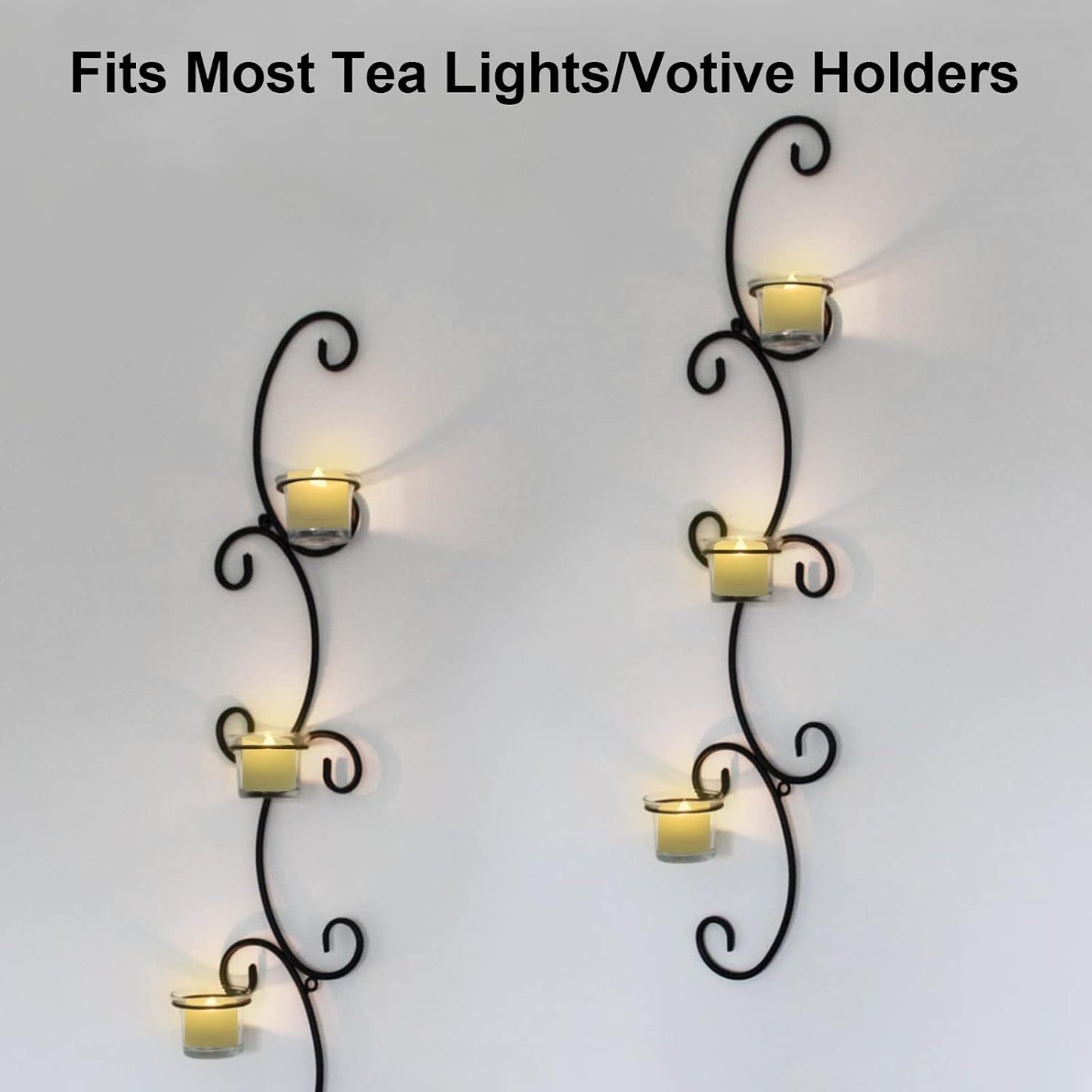 Flameless LED Tealight Candles with Timer - Unscented Outdoor Flickering Warm White Flame Fake Candles, Battery Operated - 6 Set x 1.3